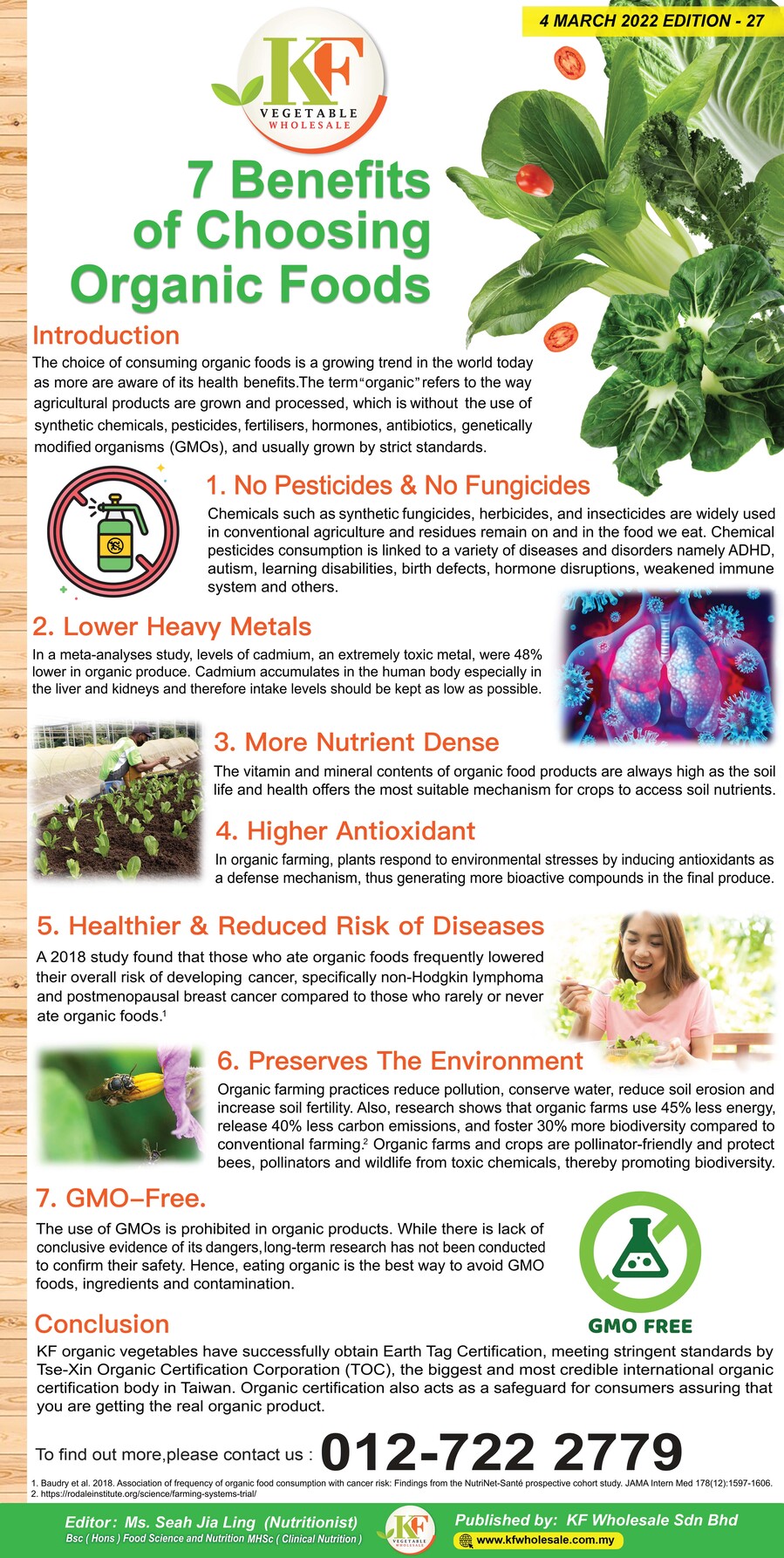 7 Benefits of Choosing Organic Foods